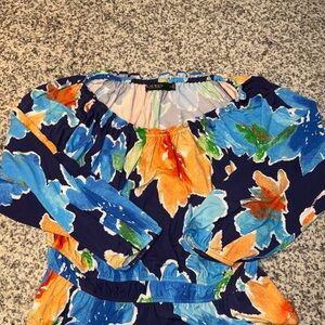 Ralph Lauren Multicolor Off-Shoulder Blouse